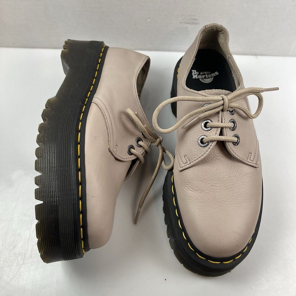 Dr. Martens 1461 Quad II Platform “Vintage Taupe” Women’s Size 9